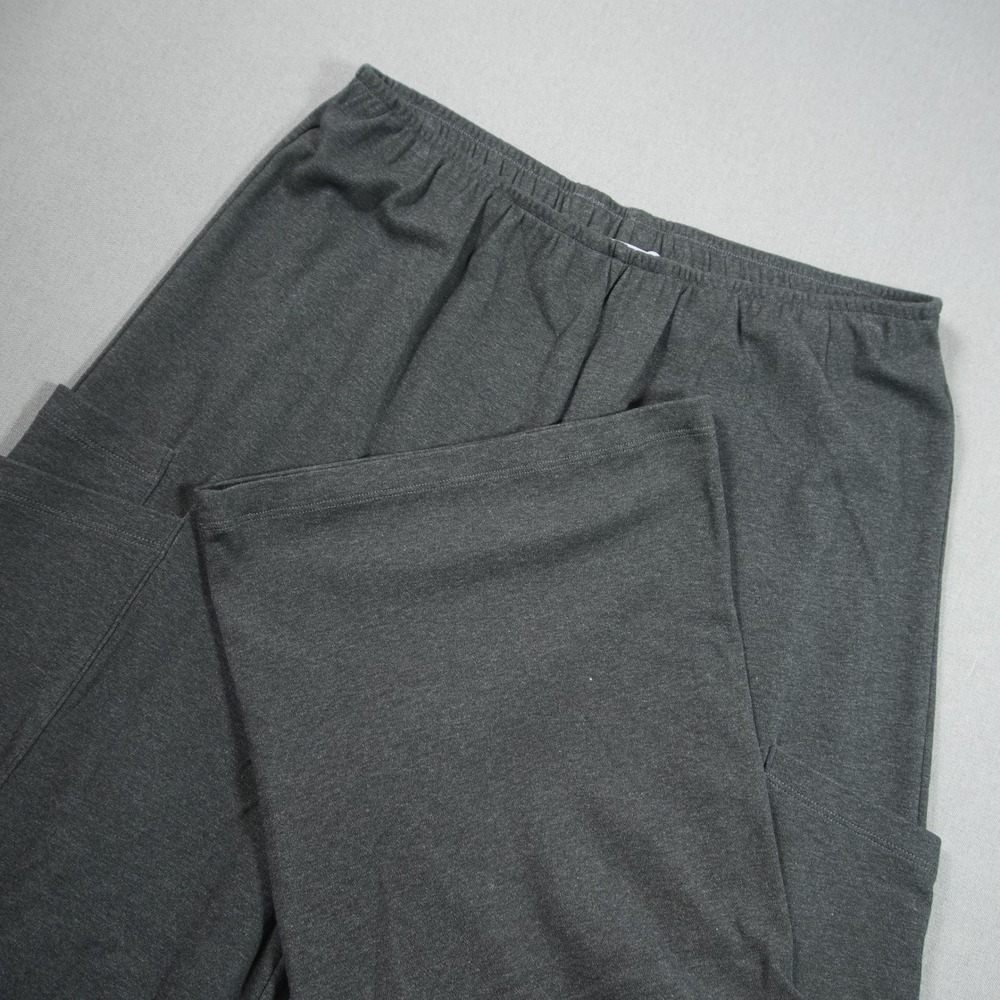 Iridium Pima Cargo Wide Leg Elastic Waist Women Pants S Office Business Relaxed